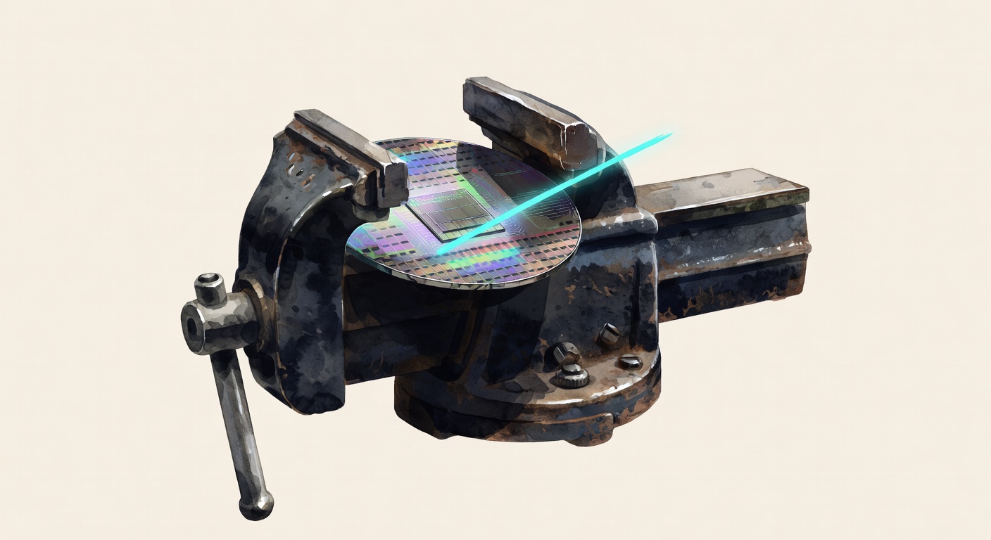 A frictionless algorithm in a physical vise.