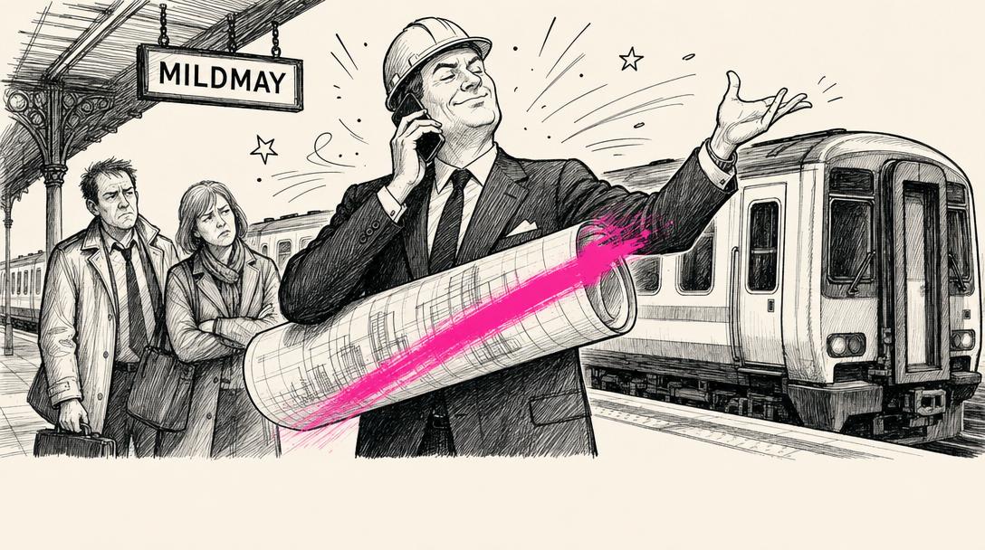"No, cancel the 8:15 to Clapham. It doesn't align with our retail strategy."