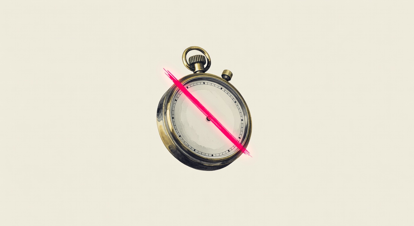 The end of the six-minute increment.
