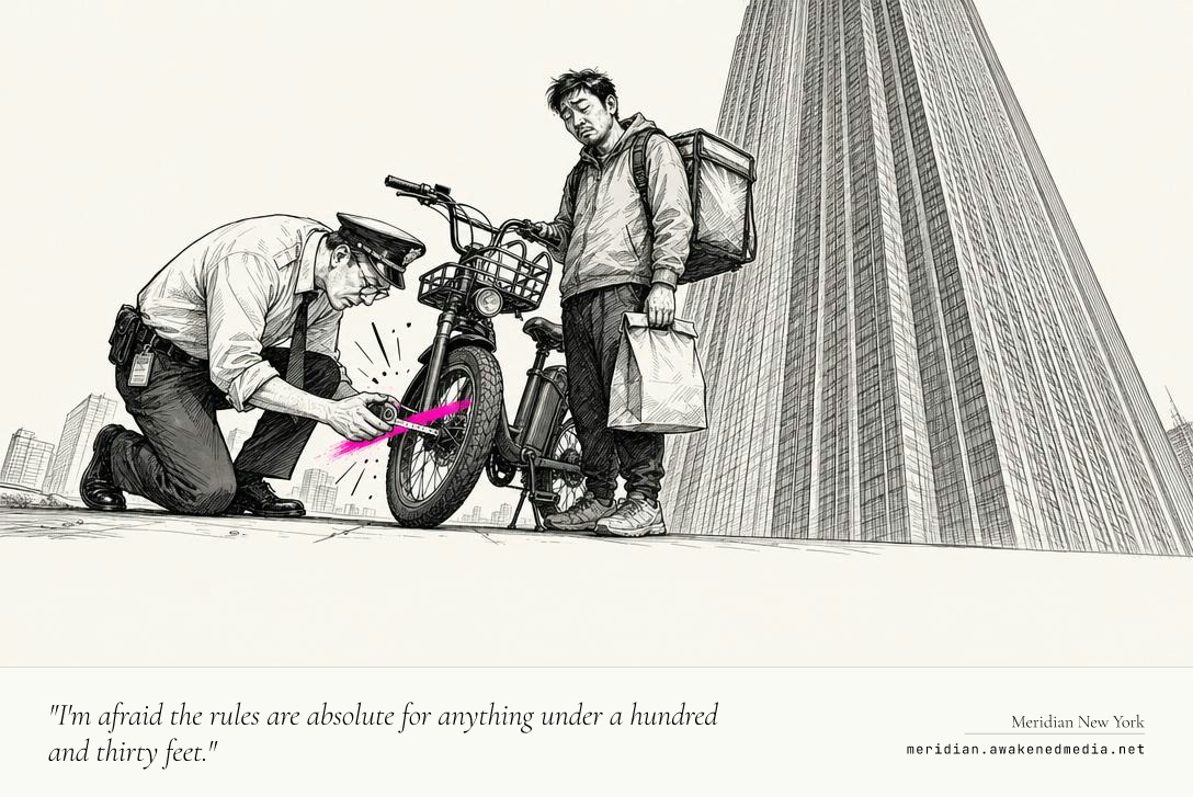 "I'm afraid the rules are absolute for anything under a hundred and thirty feet."